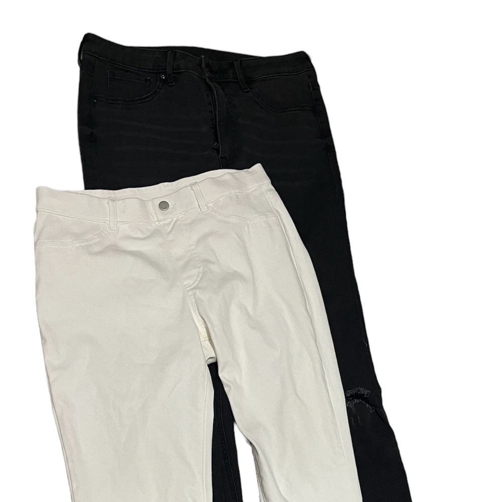 Women's Uniqlo H7M Set of Two Jeans Black and White Size M/8